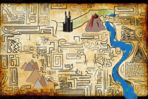 Labyrinth Movie Wall Map by Emilyann Girdner, YA Fantasy Best-Seller
