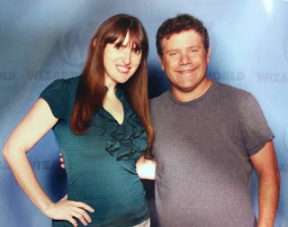 Sean Astin and Author of Young Adult Fantasy Books, Obsidian Series, at Wizard World Comic Con