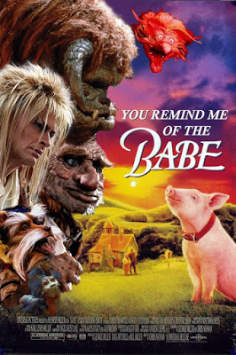 babe and labyrinth movie poster mashup