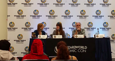 Genese Davis, Emilyann Girdner YA Fantasy Author, and JJ at Comic Con talk Creativity