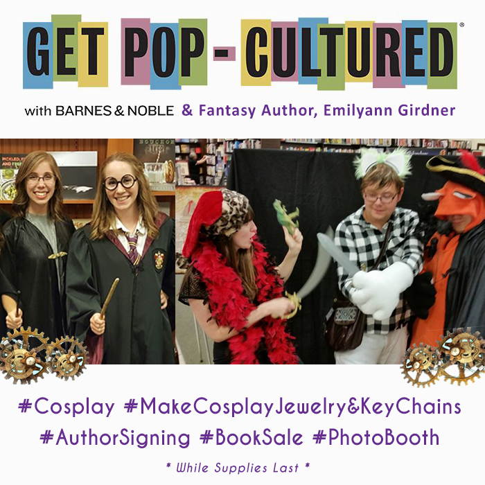 Orlando Event Get Pop-Cultured with Barnes & Noble and Fantasy Book Author Emilyann Girdner, Author Book Signing Orlando 2017, Upcoming Events Orlando, Fl