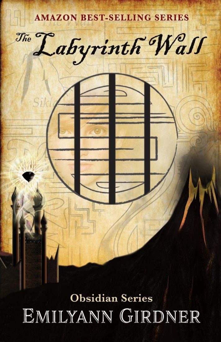 The Labyrinth Wall Obsidian Series Epic Fantasy Book 1 YA Fantasy Book by Emilyann Allen (Emilyann Girdner, Emilyann Phoenix)