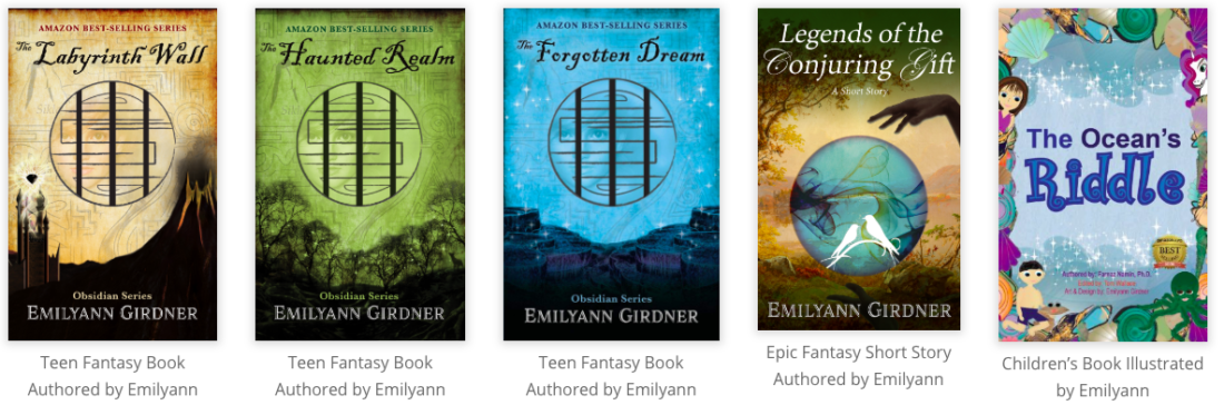shop fantasy books like The Labyrinth Wall from the Obsidian Series by Emilyann Girdner