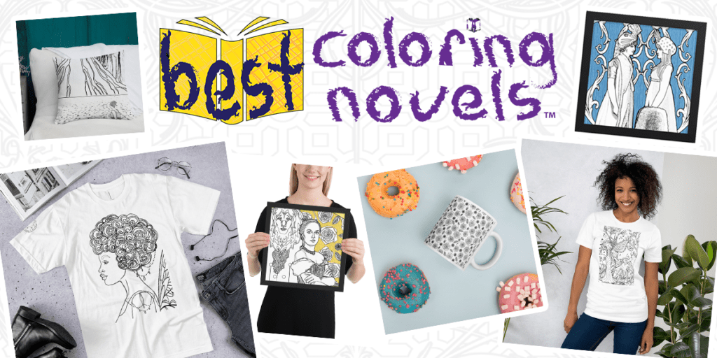 Best Coloring Novels Merchandise Shop Online Store