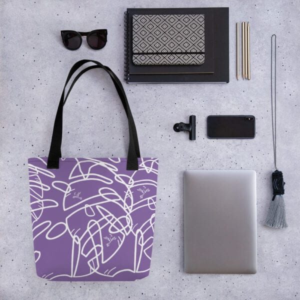 Phoenix by Emilyann Allen purple tote bag