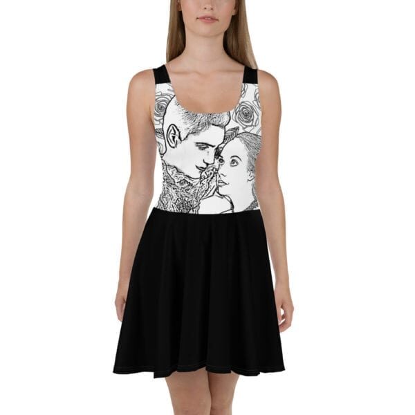 Beauty and the Beast Best Coloring Novels TM Love Skater Dress