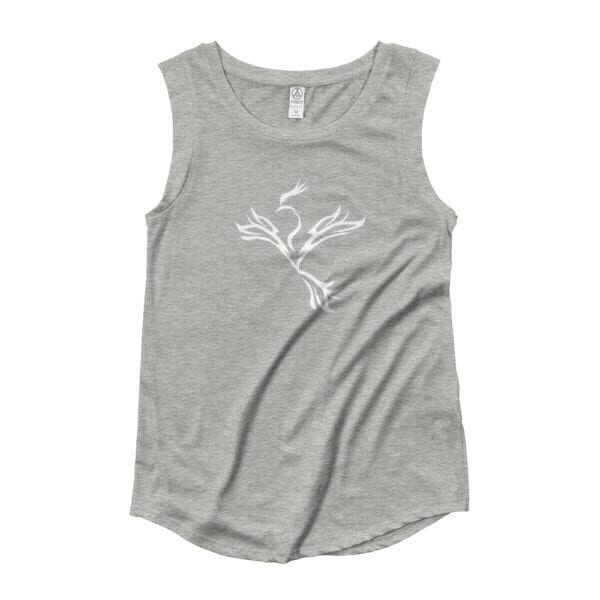 Phoenix by Emilyann Allen white phoenix ladies’ cap sleeve T-Shirt