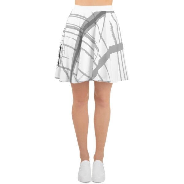 Obsidian Series Books Logo - The Labyrinth Wall Logo and Pattern Skater Skirt