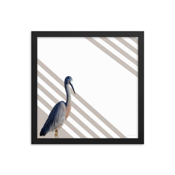 Obsidian Series Books Blue - The Labyrinth Wall Bird Blue Framed poster