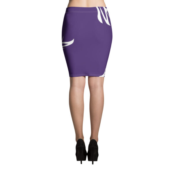 Phoenix by Emilyann Allen Pencil Skirt Purple