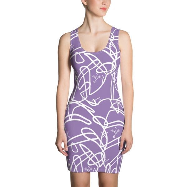 Phoenix by Emilyann Allen purple sublimation cut & sew dress