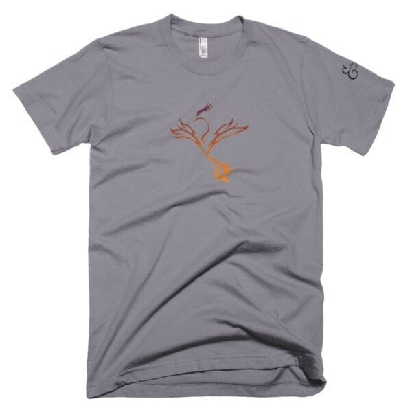 Phoenix by Emilyann Allen Unisex T-Shirt with Logo Sleeve