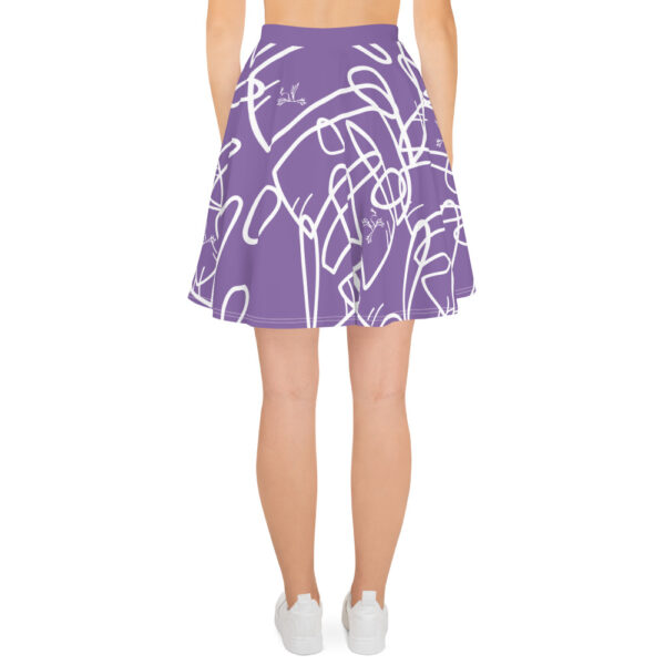 Phoenix by Emilyann Allen purple pattern Skater Skirt
