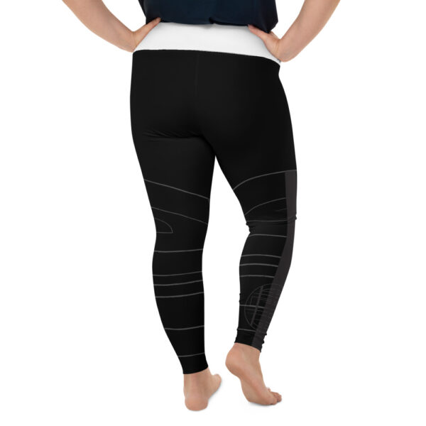 Obsidian Series Books Logo - The Labyrinth Wall Logo All-Over Print Plus Size Leggings