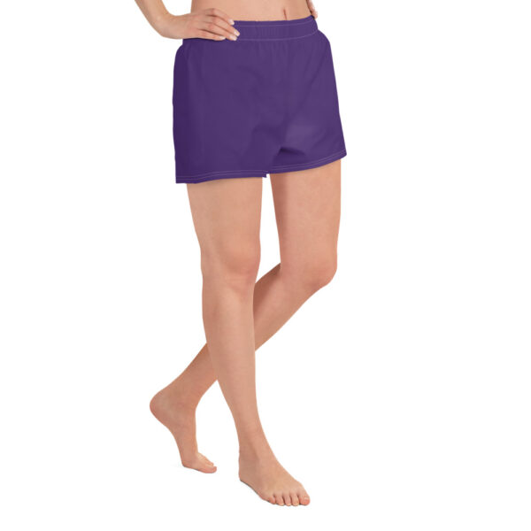 Phoenix by Emilyann Phoenix Logo Purple Women's Athletic Short Shorts
