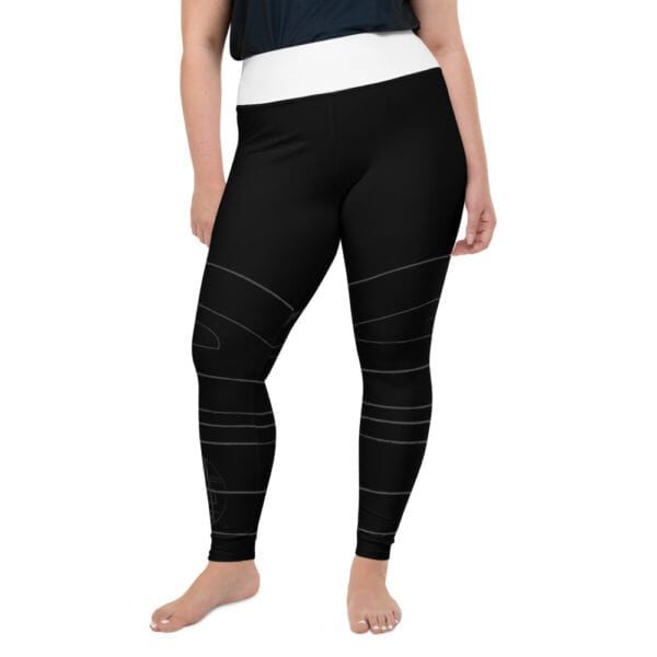 Obsidian Series Books Logo - The Labyrinth Wall Logo All-Over Print Plus Size Leggings