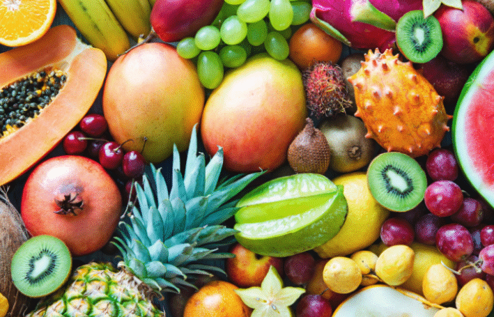 Fruit Salad with Pineapple and Stars