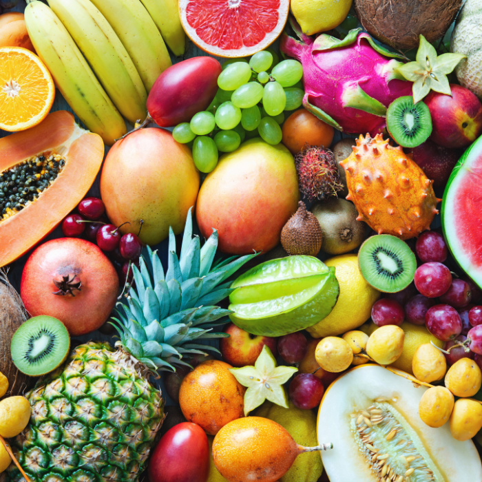 Fruit Salad with Pineapple and Stars